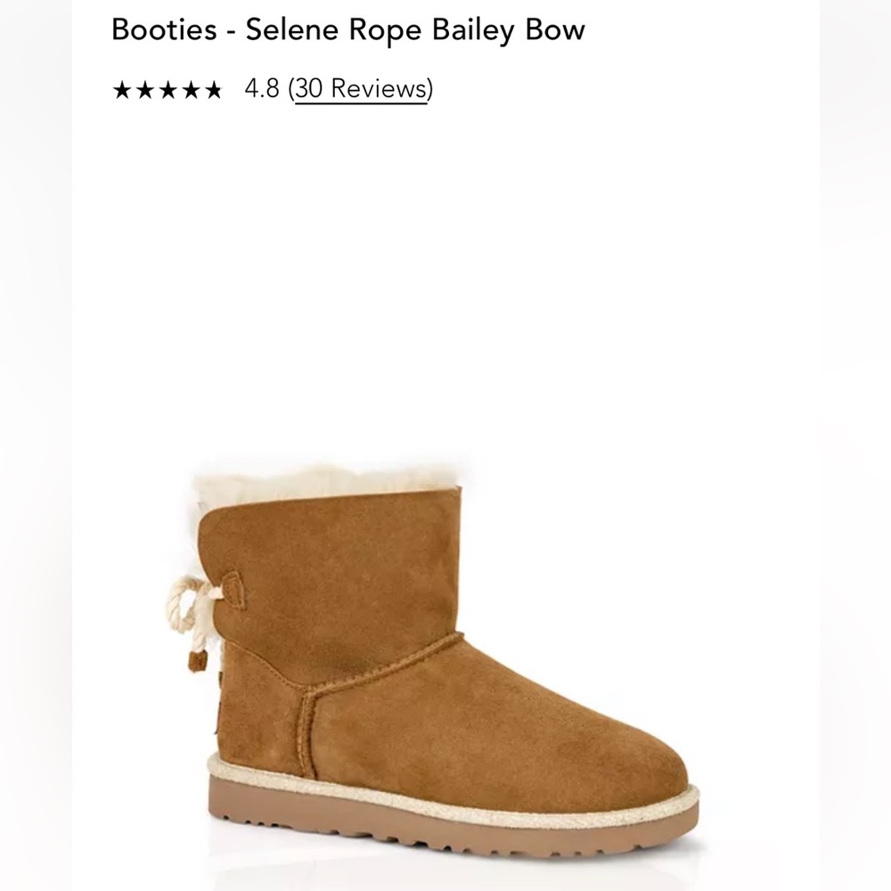 UGG SELENE ROPE BAILEY BOW
